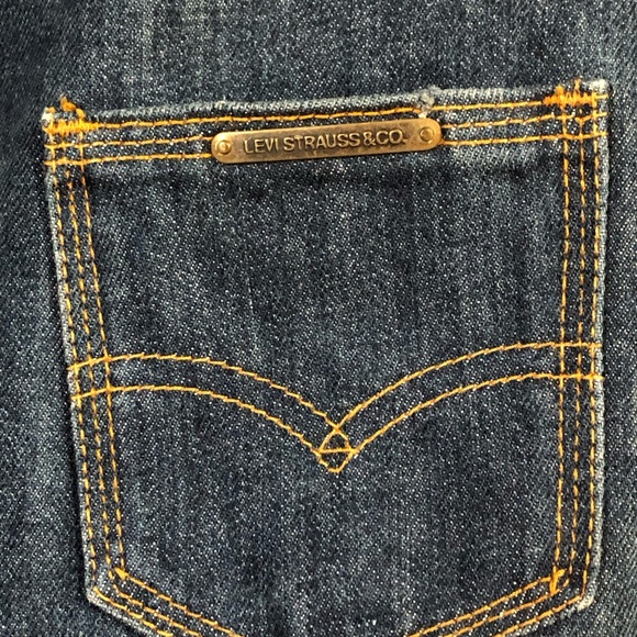 Vintage Levi Strauss & Co. Blue Jean Vest. Large. - Picture 8 of 10